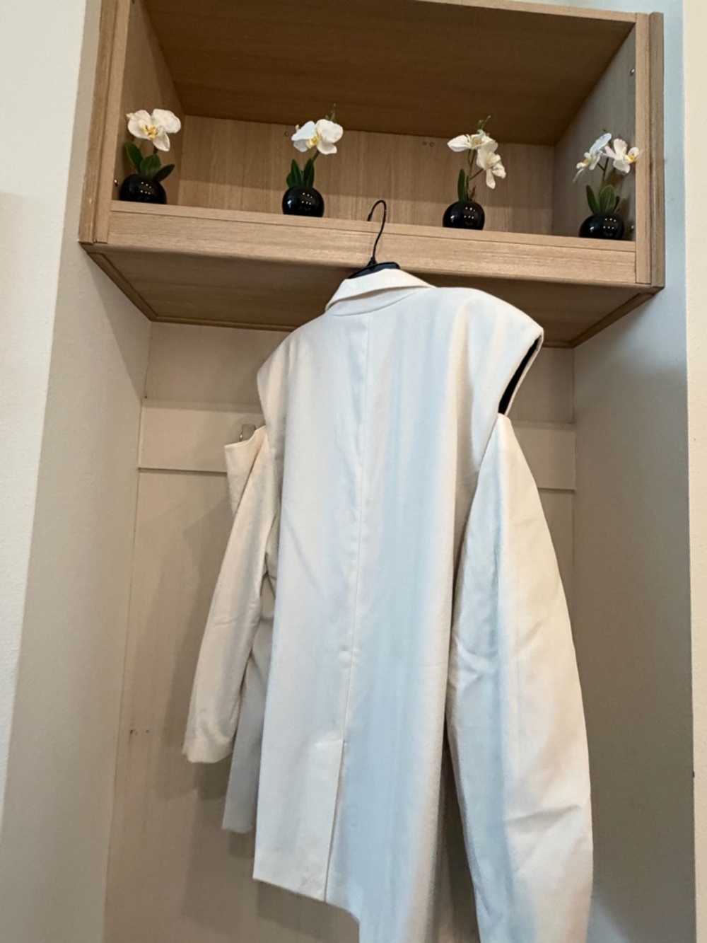 Women's White Tailored Blazer Coat - Unbranded - Picture 9 of 9